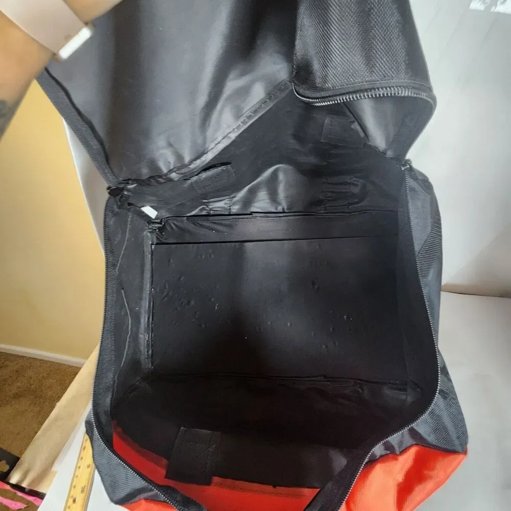 Ugly Stik Shakespeare‎ Fishing Tote Black Red Duffle Carry Bag travel overnight